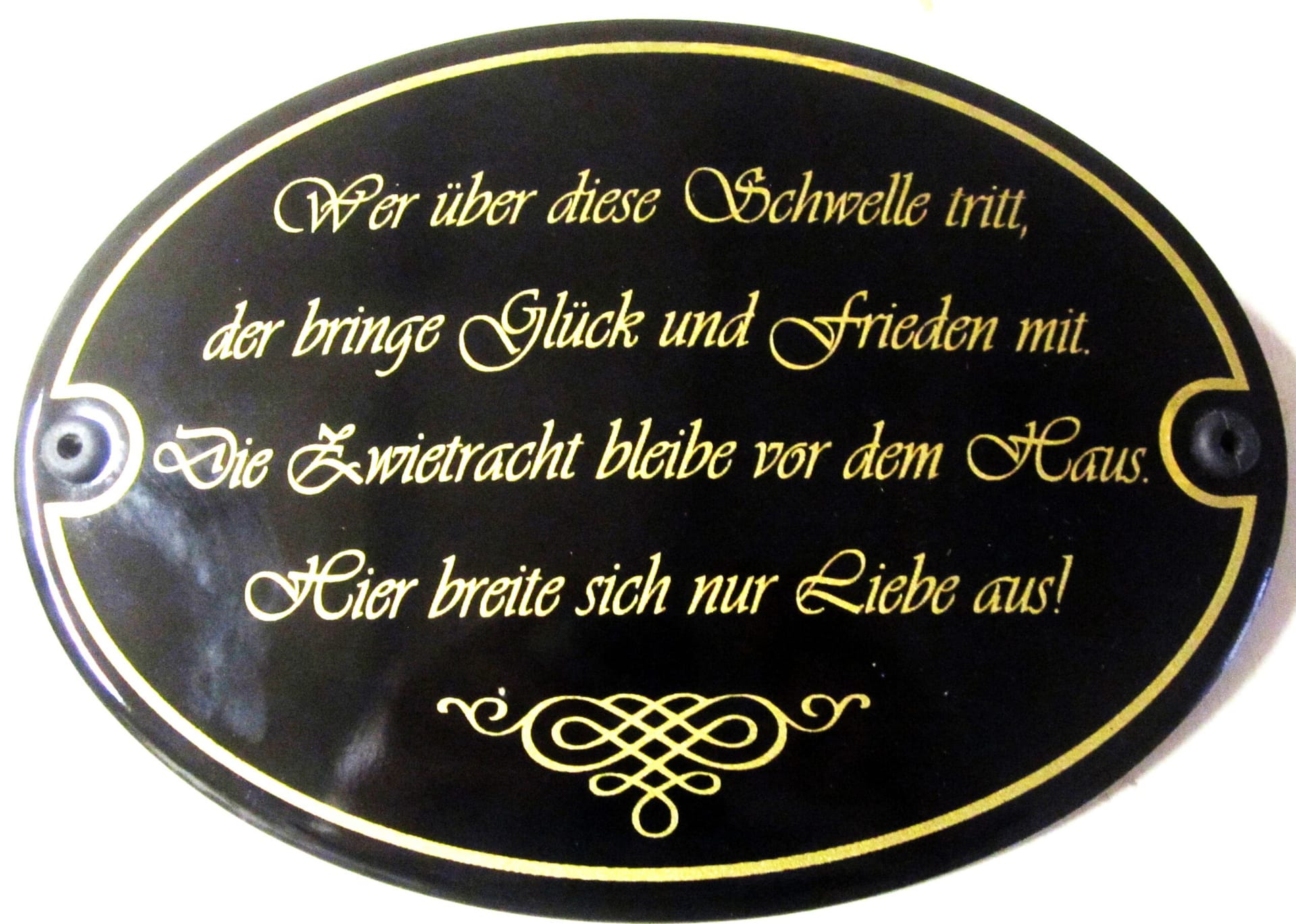 auwaerter-emailsschilder-lagerware-spruchschild-schwelle-gold-ls22